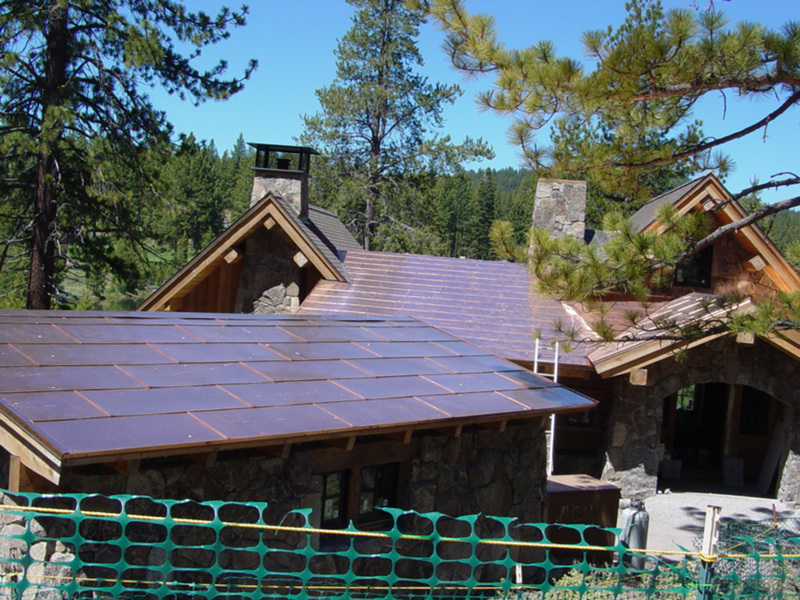 Copper Tile Roof Panels