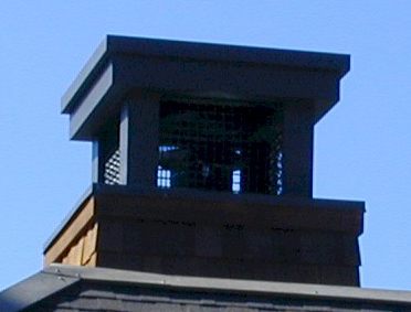 Steel Chimney Hood with Wire Mesh