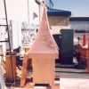 Copper Chimney Hood and Spire