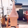 Copper Chimney Hood and Spire