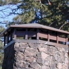 Five Sided Stainless Steel with Copper Trim Chimney Hood