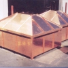 Hip Style Standing Seam Chimney Hood