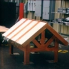 Ridge Style Standing Seam Copper Chimney Hood