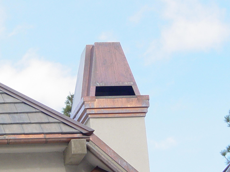 Copper Chimney Hood image 1