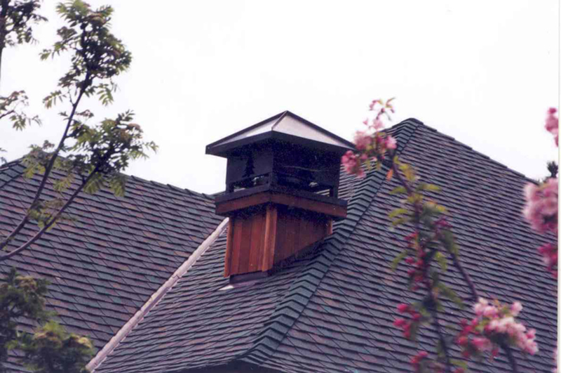 Hip Style Chimney Hood with Tree Cut Outs