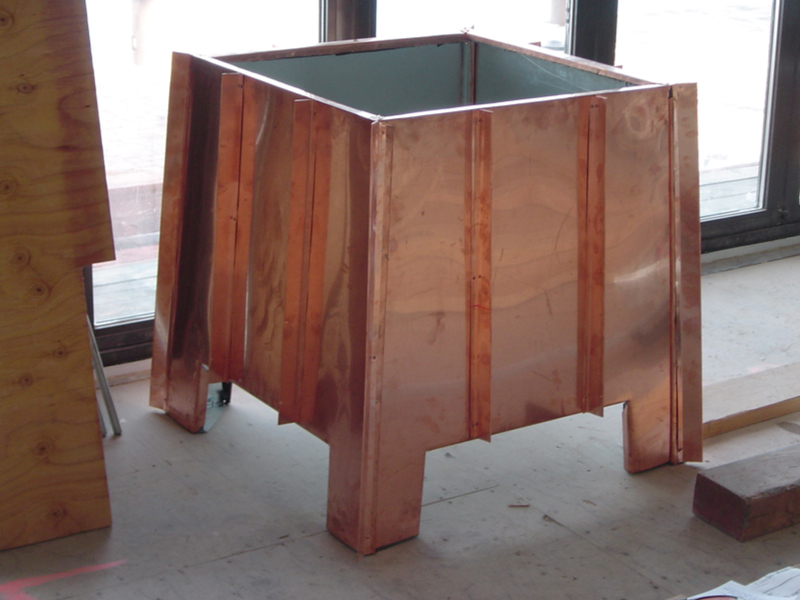 Stainless Steel and Copper Chimney Hood