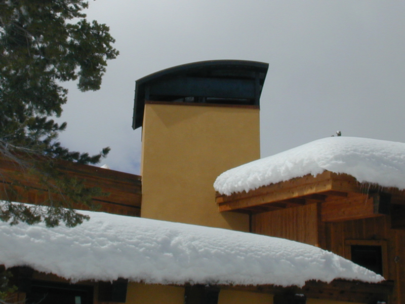 Steel Chimney Hood with Radius Top