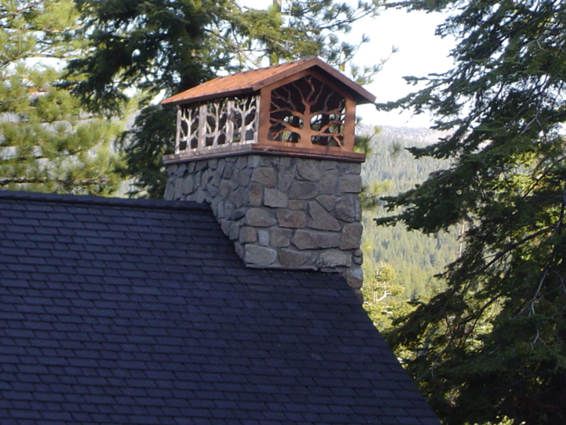 Tree Design Chimney Hood