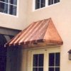 Copper Standing Seam Bay Window Hood