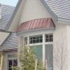 Swept Copper Standing Seam Bay WIndow Hood image 1
