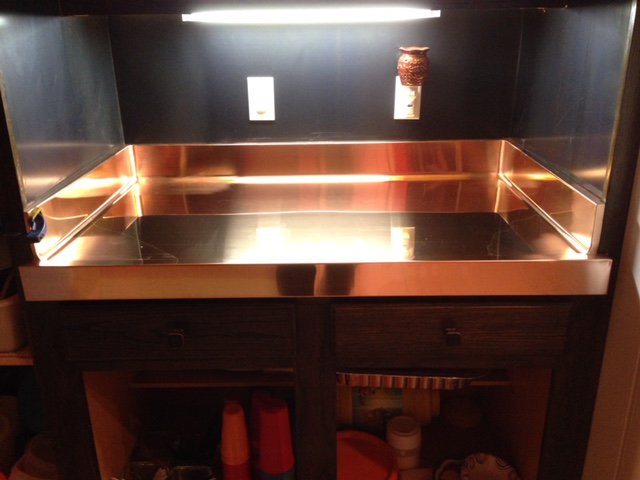 Custom Copper Countertop