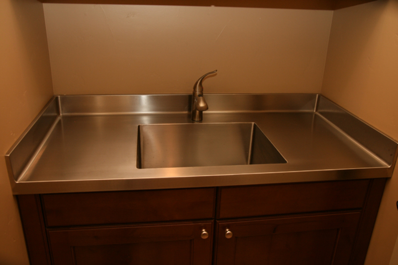 Stainless Steel Sink and Counter