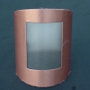 Stainless Steel with Copper Exterior Light Fixture