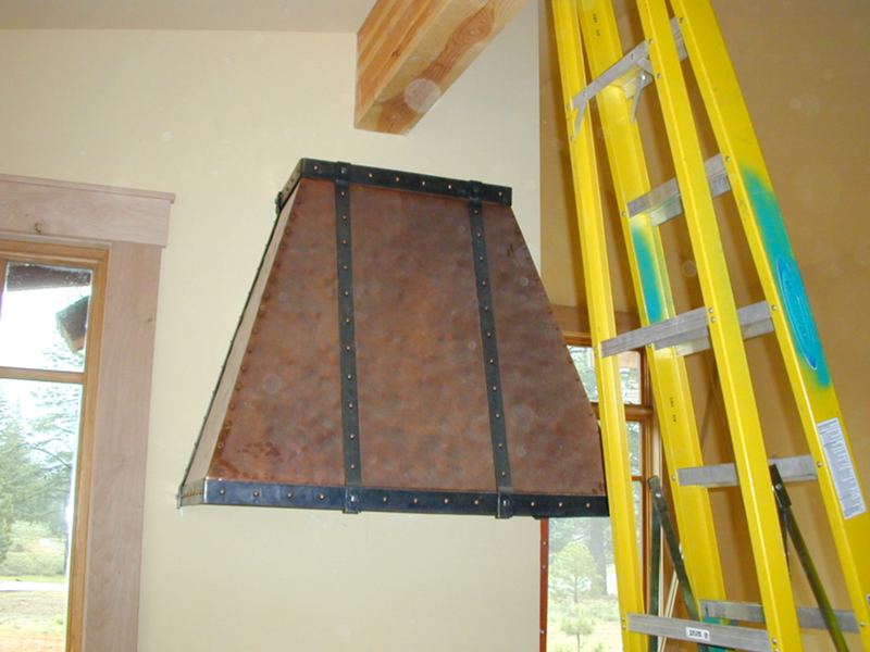 Copper with Steel Straps Hood Image 2
