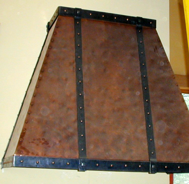 Copper with Steel Straps Hood Image 1
