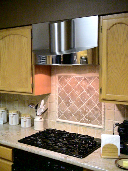 Mirrored Stainless Hood