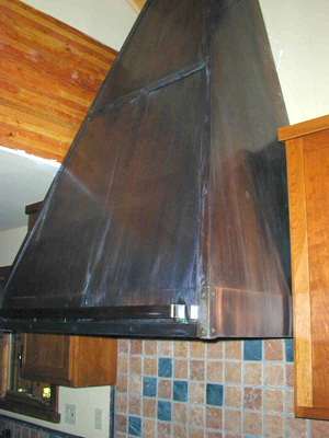 Patina Kitchen Hood