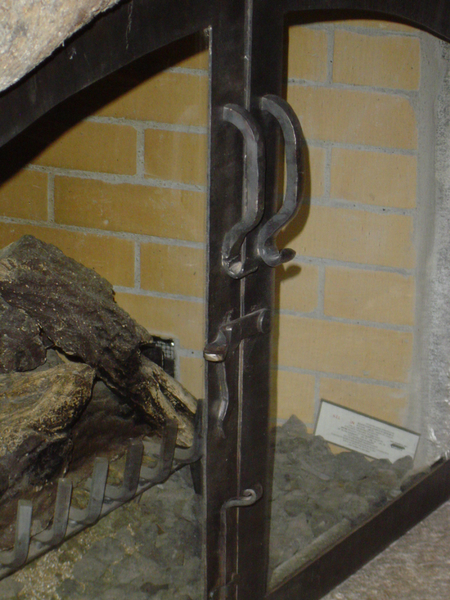 Fireplace Door handles with Latch
