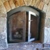 Forged and Pounded Fireplace Doors