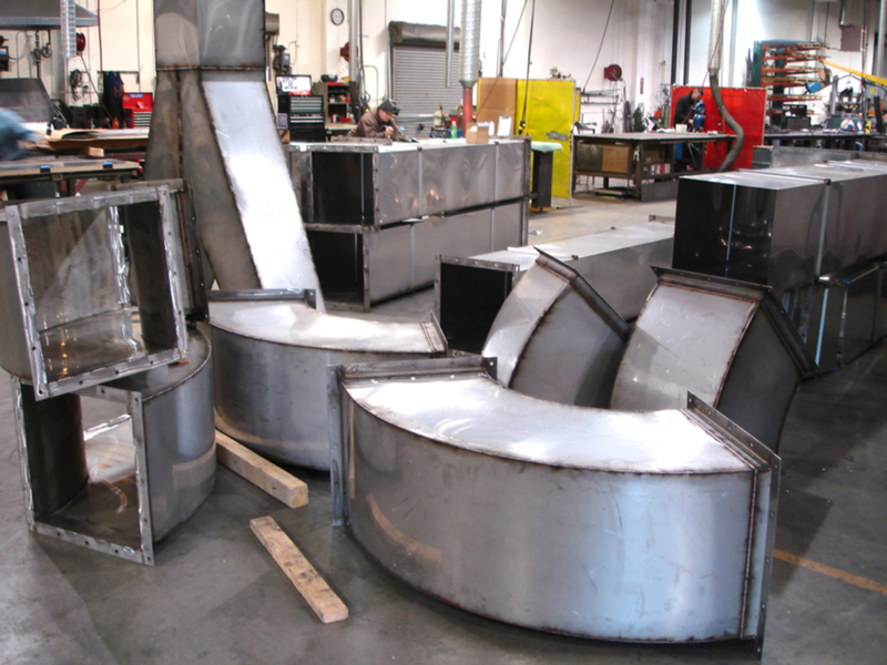 Welded Stainless Steel Duct Work