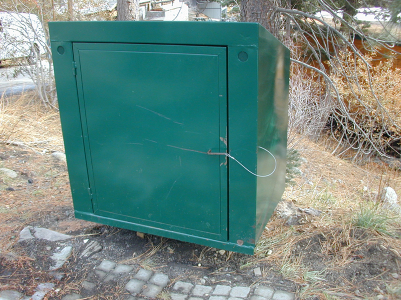 Bear Proof Garbage Enclosure