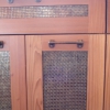 Custom Cabinets with Wire Mesh