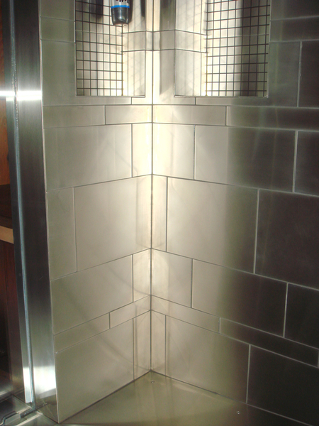 Residential Stainless Steel Tile Shower