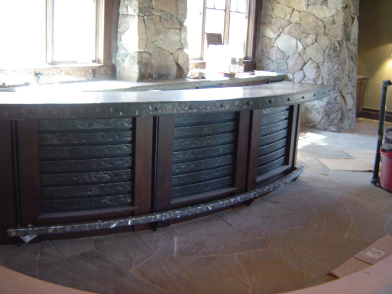 Scaled Steel Bar Facing