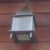 Steel with Mesh Interior Light Fixture