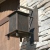 Steel with Wire Mesh Exterior Light Fixture