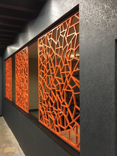 Boomtown Casino Privacy Screen cut from MDF