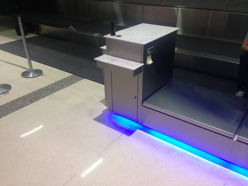 Dallas Love Field Point of Sale Podium for Aviation Industry