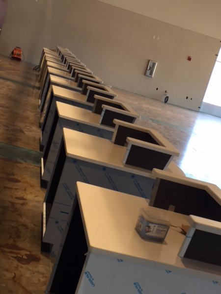 San Luis Obispo Airport Ticket Counter Line