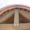 Radius Standing Seam Copper Roof End View