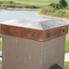Smooth Copper Fence Post