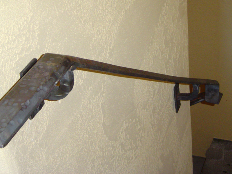 Forged and Pounded Grip Rail