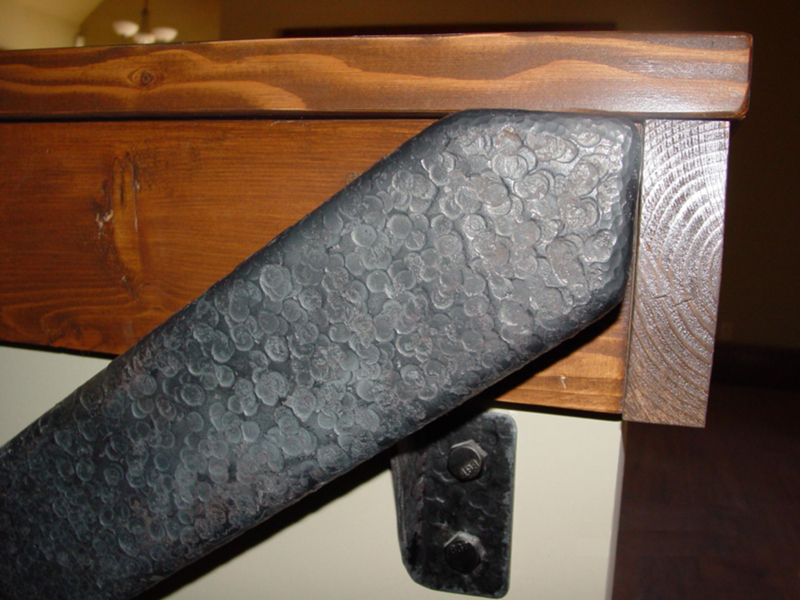 Forged and Pounded Steel Handrail