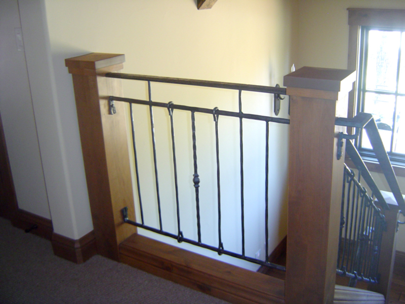 Hand Forged Radius Steel Guardrail