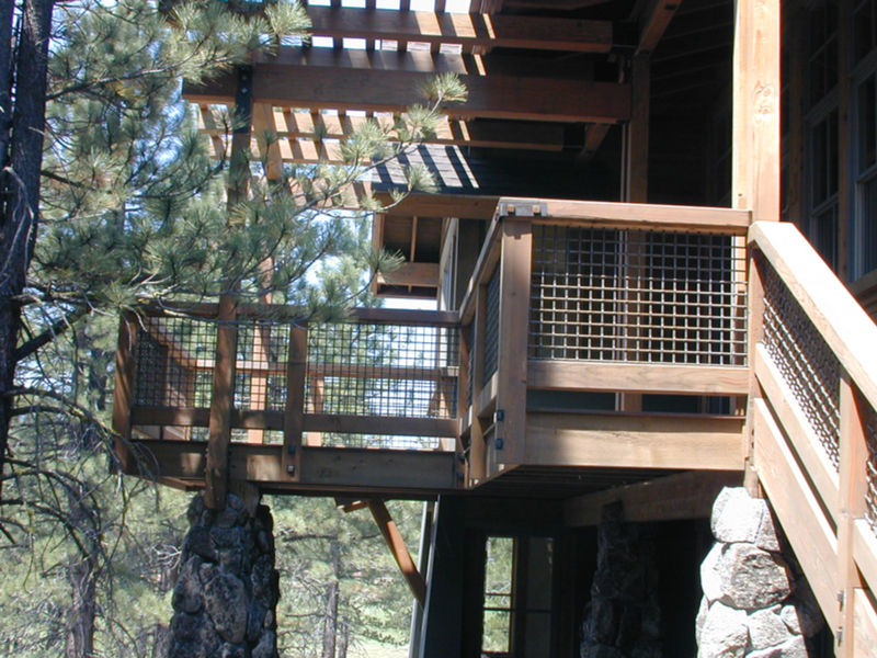 Lockcrimp Pitches Mesh Railing
