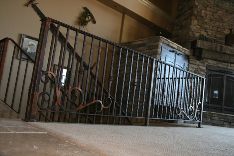 Patina Steel Handrail Image 1