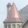Large Standing Seam Copper Spire