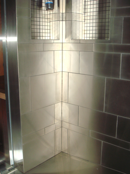 Residential Stainless Steel Tile Shower