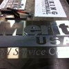 Stainless Steel and Hot Rolled Sign with Stand-off Letters Image 2